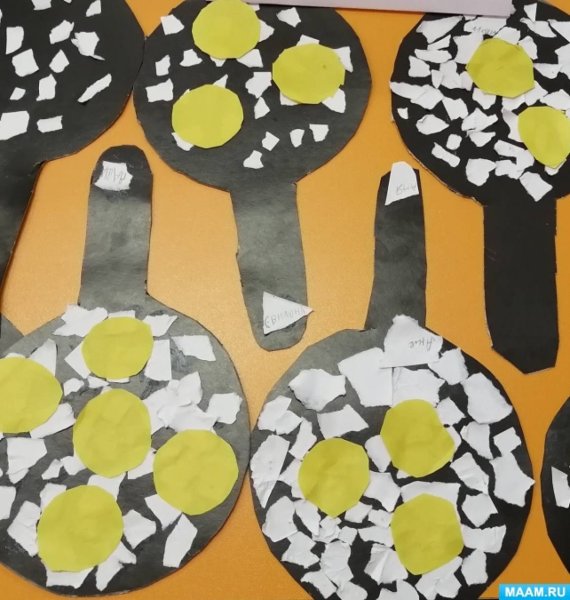 Аппликация в подготовительной группе