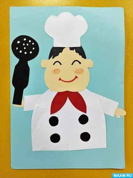 Аппликация повар