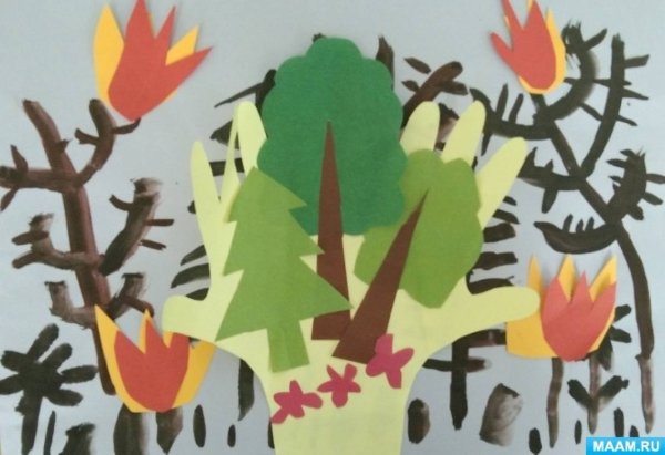 Безопасность на природе аппликация