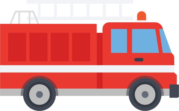 Пожарная машина 2d