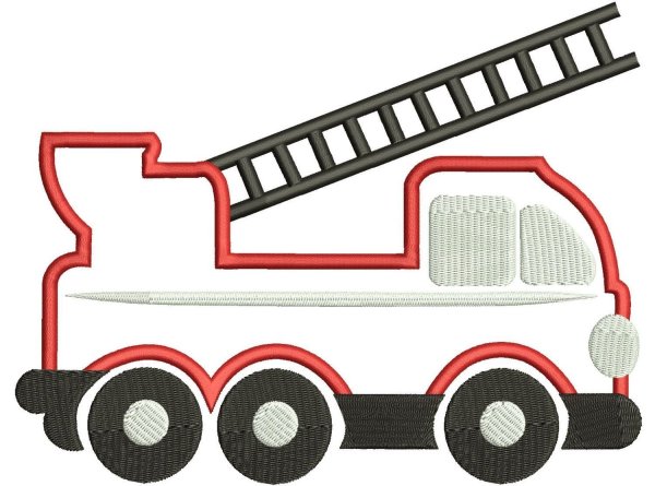 Аппликация пожарная машина