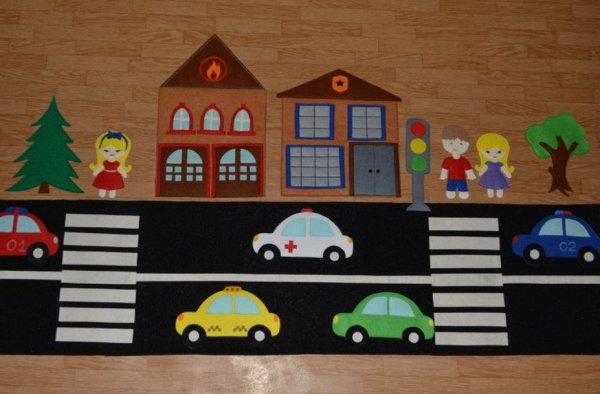 Поделки по ПДД В детском саду