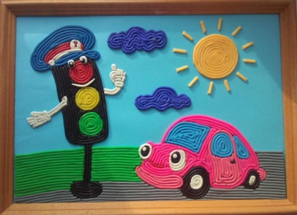 Поделка безопасность дорожного движения