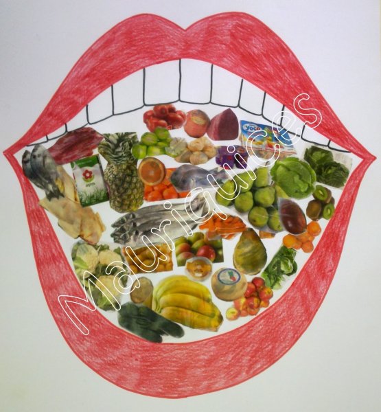 Коллаж здоровое питание