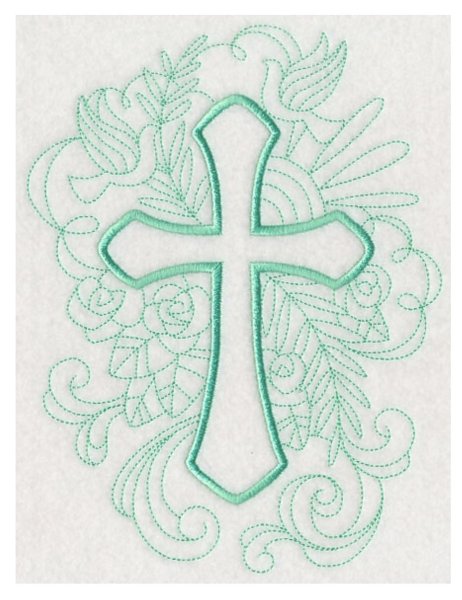 Вышить православный крест