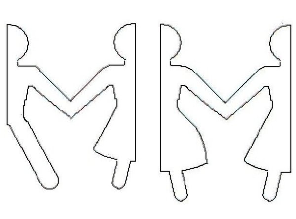 Симметричное вырезание для детей