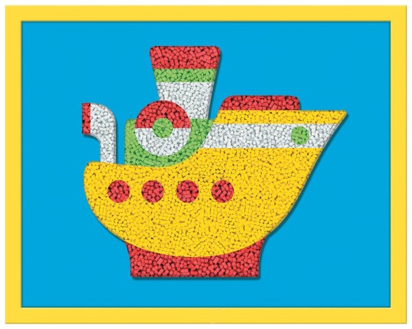 Предметная аппликация из бумаги