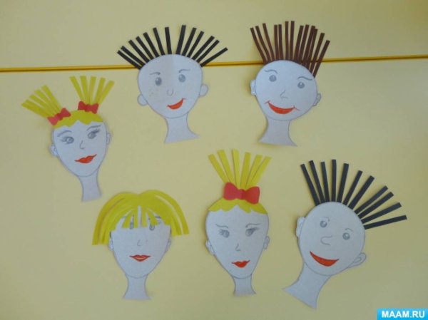 Аппликация профессии подготовительная группа