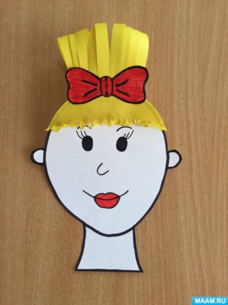 Волосы из бумаги для поделок