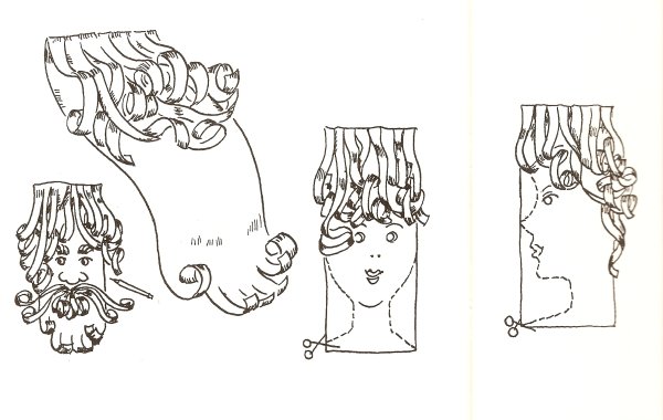 Прически из бумаги