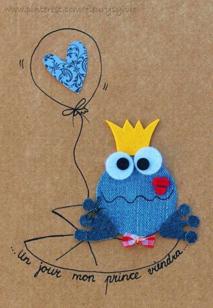 Аппликация из ткани