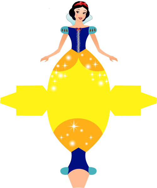 Аппликация принцессы Диснея