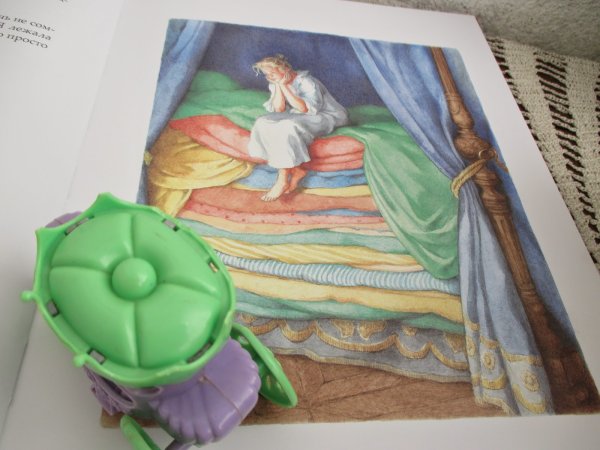 Принцесса на горошине иллюстрации