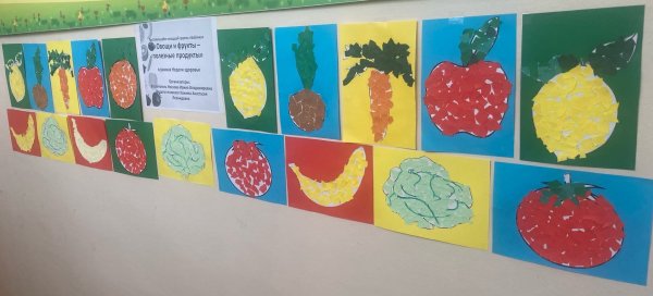 Неделя здоровья в средней группе аппликация