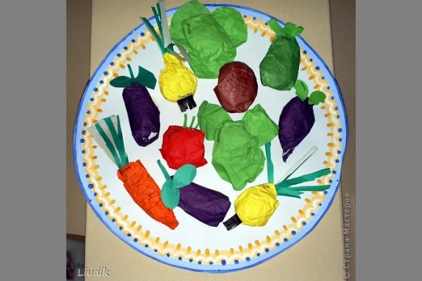 Аппликация. Овощи