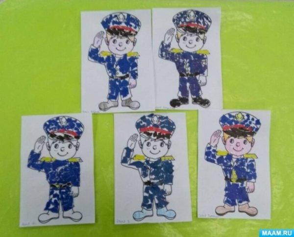 Аппликация на тему профессии