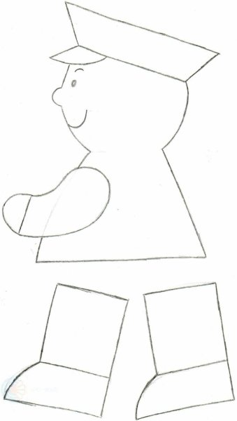 Аппликация профессии средняя группа