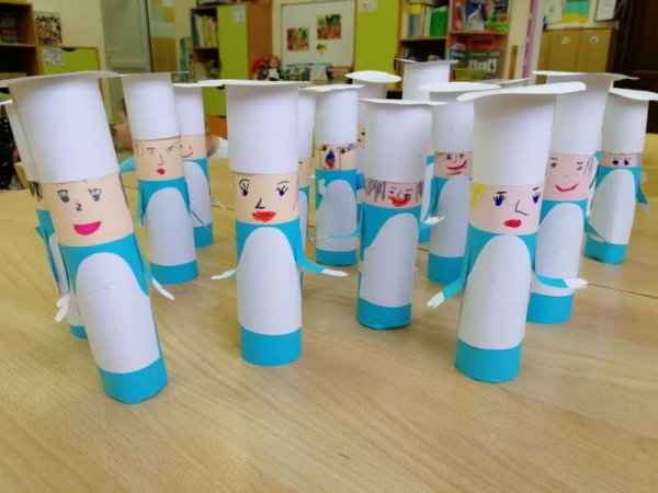 Аппликация в средней группе на тему профессии