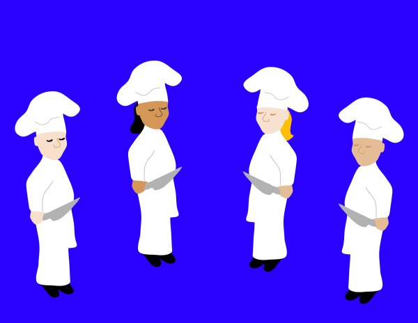 Рисование повар средняя группа