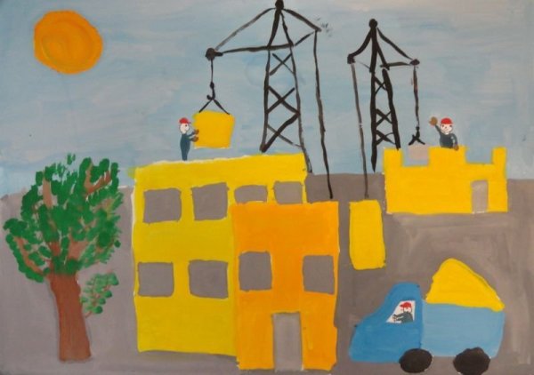 Рисование стройка