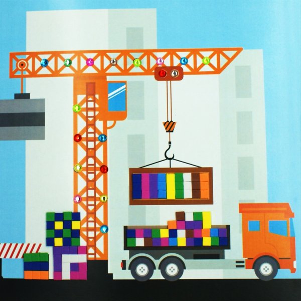 Аппликация на тему стройка