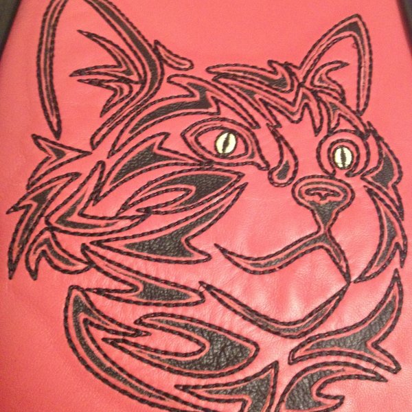 Прорезная аппликация Панда