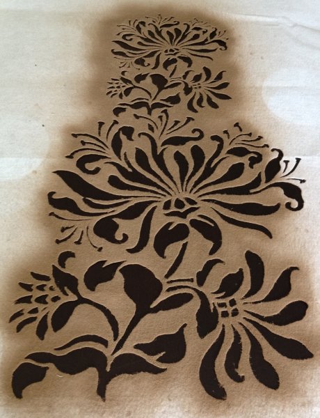 Прорезной декор аппликация