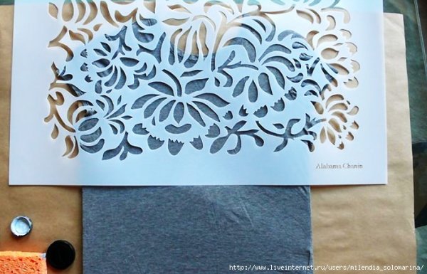 Аппликация прорезная техника