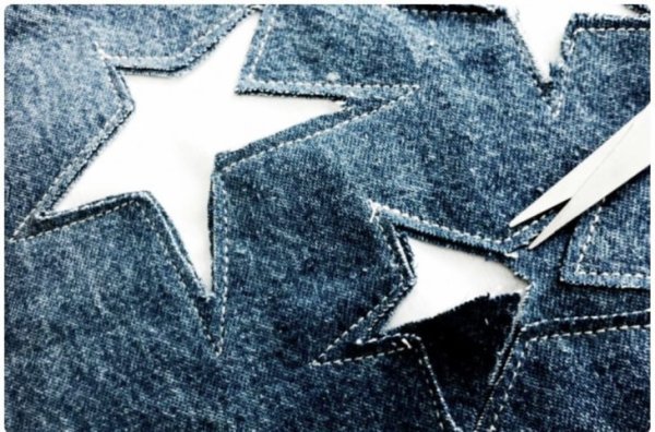 Аппликация на джинсе