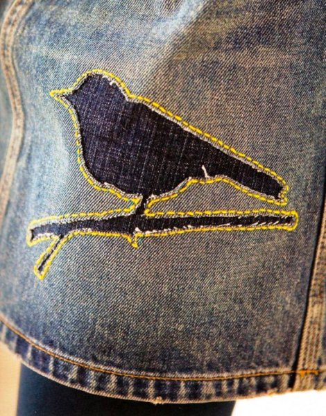 Декоративные заплатки на одежду