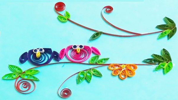 Аппликация квиллинг