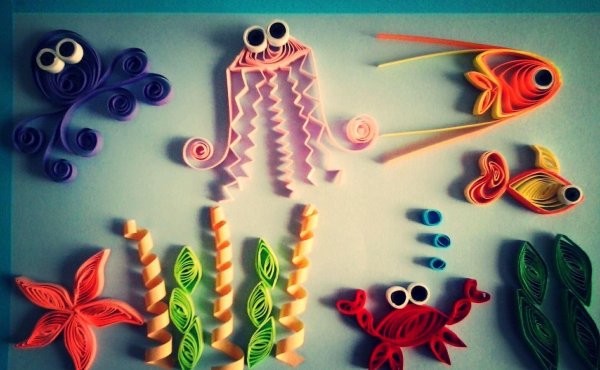 Квиллинг для детей детского сада