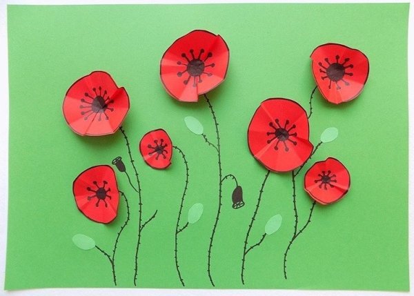 Летние аппликации для детей