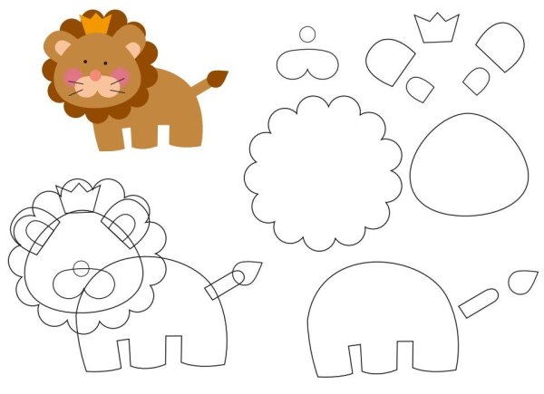 Трафареты для аппликаций