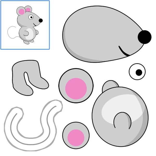 Заготовки для аппликаций