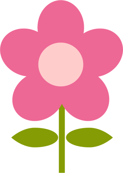 Трафареты цветов для детей