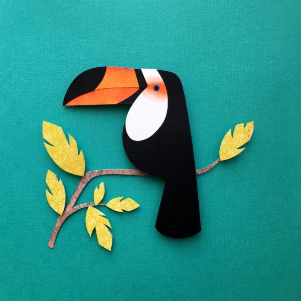 Интересные аппликации из бумаги