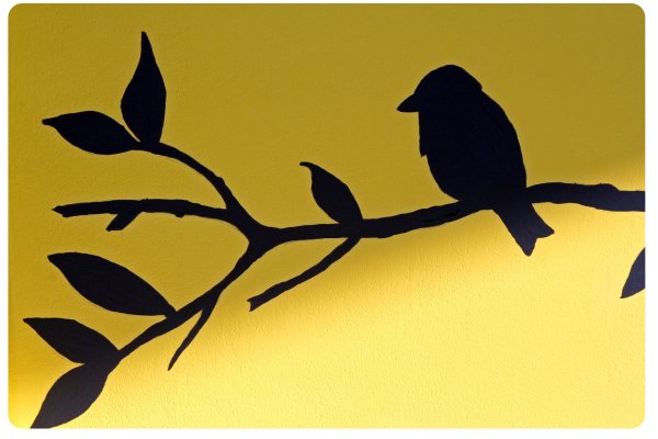 Трафареты птиц для декора