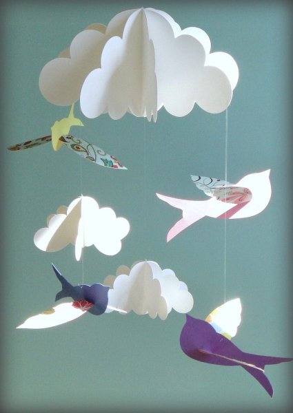 Объёмная аппликация из бумаги