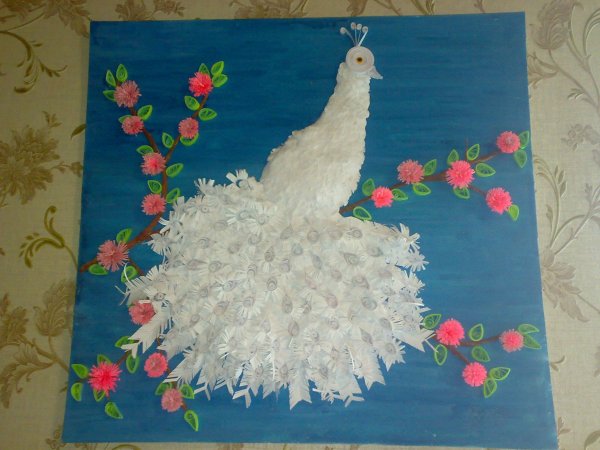 Аппликация лебедь в старшей группе