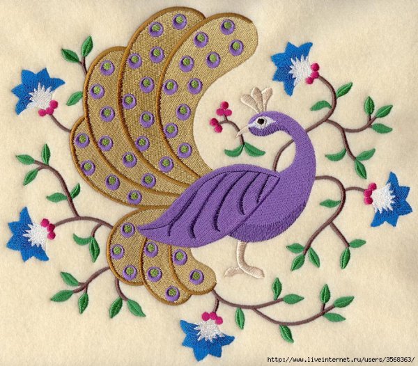 Аппликация на ткани