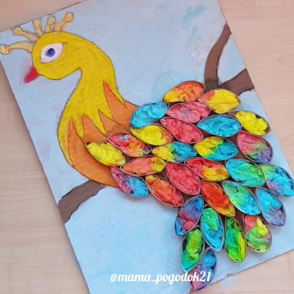 Птица счастья поделка