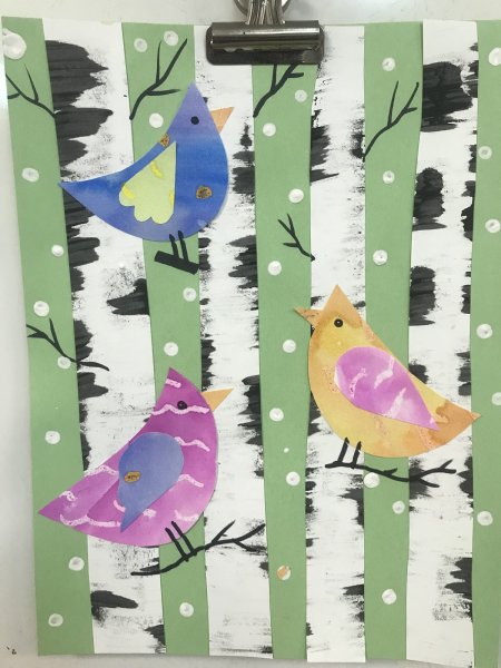 Весенняя аппликация