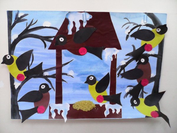 Аппликация в средней группе