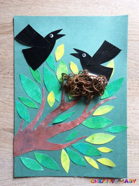 Весенняя аппликация