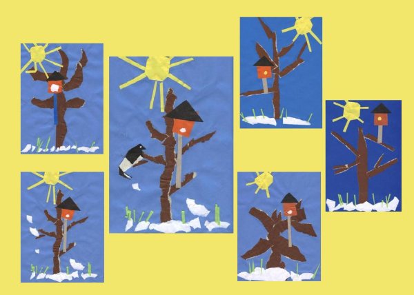 Аппликация в подготовительной группе