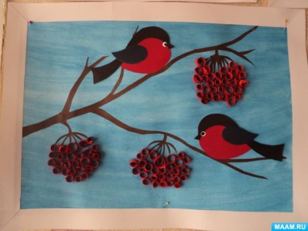 Поделка зимующие птицы