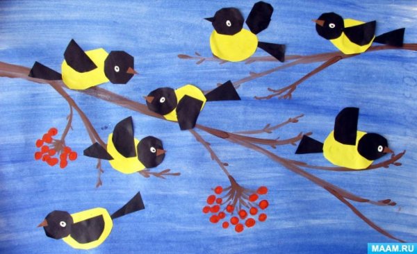 Аппликация в средней группе