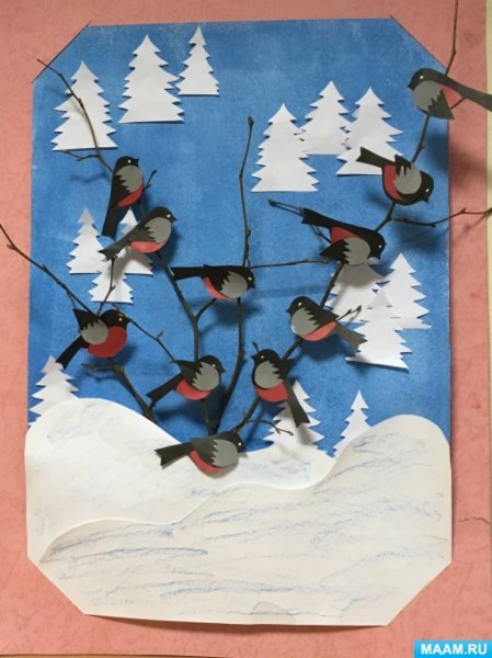 Поделка зимующие птицы