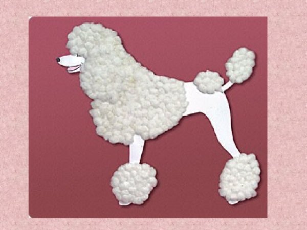 Поделка пудель